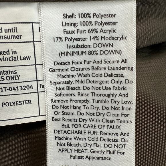 Eddie Bauer Jacket Parka EB 650 Winter Coat Black Down Filled Cold Weather XS - Picture 6 of 15